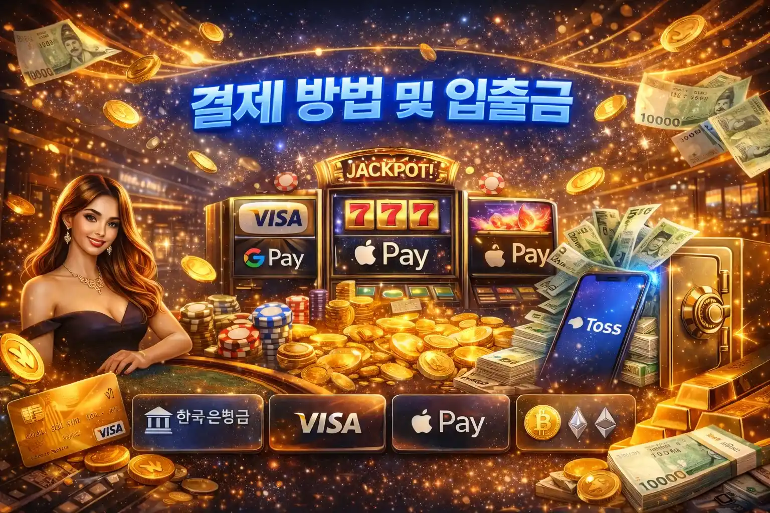 결제 방법 및 입출금